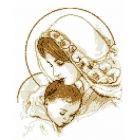 ТО-007 Мария с младенцем (коричневая) (схема)