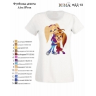 ФДД-018 Детская футболка для вышивки "Лиза и Роза"