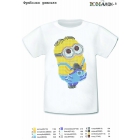 ФДМ-008 Детская футболка для вышивки "Миньон"
