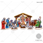 -Вертеп-100 Набор "Рождество Христово" (заготовки под вышивку бисером)