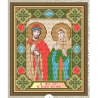 AT5012 Святой князь Петр и Святая княгиня Феврония (рисование камнями)