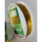 80-12 Золото яркое металлизированная нить для вышивки, вязания и рукоделия Адель (люрекс)