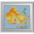 30520 Золотая рыбка. Dream Art. Набор алмазной живописи (квадратные, полная)