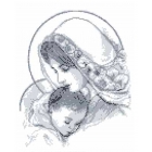 ТО-015 Мария с младенцем (серая) (схема)