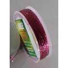 80-18 Розовый металлизированная нить для вышивки, вязания и рукоделия Адель (люрекс)