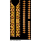 Мужская сорочка черная СЧ-003 (домотканное, атлас, шелк)