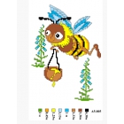 А5-005 Пчелка (набор для вышивки нитками)