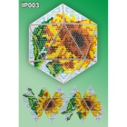 IP003 3d Новогодний шар "Подсолнухи" (алмазная мозаика)