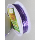 80-05 Фиолетовая металлизированная нить для вышивки, вязания и рукоделия Адель (люрекс)