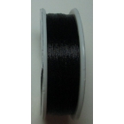 100-02 Черный металлизированная нить для вышивки Аллюр люрекс