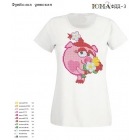 ФДД-003 Детская футболка для вышивки "Смешарик Нюша"