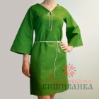 СК-01 Платье под вышивку "Україночка" зеленая