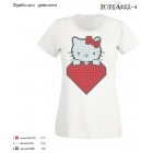 ФДД-004 Детская футболка для вышивки "Китти"