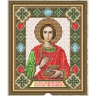 AT5015 Святой Великомученик Целитель Пантелеймон (рисование камнями)