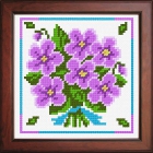 N-1234 Букет фиолетовых цветов (набор крестиком)