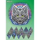 IP117 3d Новогодний шар "Волк. Ловец снов" (алмазная мозаика)
