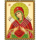 АС5-008 Пресвятая Богородица "Семистрельная" (Умягчение злых сердец) (схема)